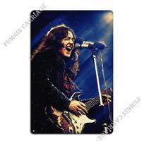 William Rory Gallagher Metalo Plokštelė Sienos Dekoras Klubas Baras Kinoteatras Skardos Ženklas Plakatas 20x30cm