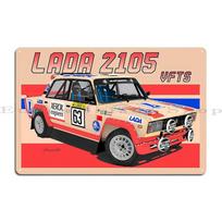 Vaz 2101 Lada 1200 Raudonas AvtoVAZ 2013 Metalinė Plokštelė Vakarėlio Personažas Svetainės Plokštelės Tapyba Skardinis Ženklas Plakatas 20x30cm（7.8x11.8inch）