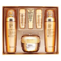 Tonymoly Intensyvi priežiūra Gold 24K Sraigės 6 dalių odos priežiūros rinkinys(Tonikas+Serumas+Emulsija+Kremas) Skin Care Set