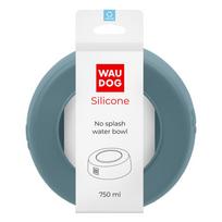 Dubenėlis nuo išsiliejimo WAUDOG Silicone 750 ml pilka