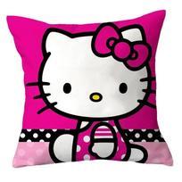Home Decor Adorable Hello Kitty Digital Printed Pillow Covers Pattern Cushion Cover Suitable For Sofa Bedroom Car Pillow Cover 16x16Inch