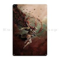 Malenia The Severed Metal Sign Iron Wall Cave Pub Mural Club Bar Wall Mural Tin Sign Poster 20x30cm（7.8x11.8inch）