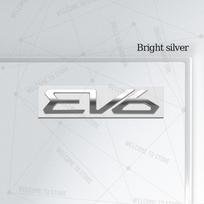 Automobilio stilius EV6 GT-Line EV elektriniam logotipui ABS 3D raidės Galinės bagažinės lipdukai Emblema Žvilganti juoda Dekoro priedai