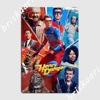Henry Danger Hero Filmo Metalinė Plokštelė Plakatai Retro Vakarėlio Sienos Alaus Baras Skardinis Ženklas Plakatai 20x30cm