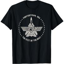 Ripple Junction x Top Gun Fightertown USA Circle T-Shirt S juoda