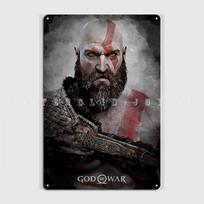 Dievo karo plakatas Metalinė plokštelė Sieninė Urvo Šventės Klasikinis plakatas Skardinis ženklas Plakatas 20x30cm（7.8x11.8inch）
