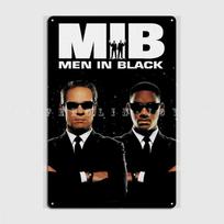 Man In Black Mib Metal Sign Cinema Living Room Home Printing Plaques Tin Sign Poster 20x30cm（7.8x11.8inch）