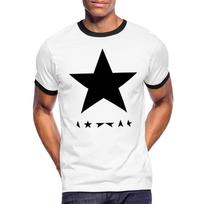 David Bowie Blackstar Vyriški Ringer marškinėliai M