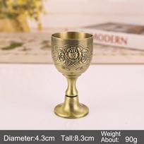 „Goblet Vintage“ vyno taurė 40/100 ml bronzos spalvos „Vintage“. beige