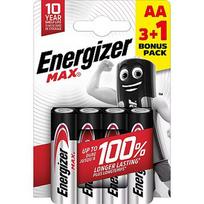Energizer battery Max Alkaline AA CHP4 3+1 7638900437669