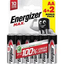 Energizer battery Max Alkaline AA CHP6 4+2 7638900437713