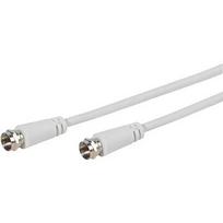 Vivanco cable SAT F 10m, white VVSAT100MMW