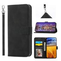 Verslo magnetinis odinis dėklas, skirtas Samsung Galaxy A36 A26 A56 A16 A15 A05 A25 A35 A55 M35 M55 M15 5G A06 Dėklai Apverčiamo telefono dėklas for Galaxy A06 juoda