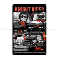 Knight Rider Kitt automobilis Metalo ženklas Senovinis Kitt automobilio prietaisų skydelio grafika Skardos plakatai Namų baras Michael knight rider Skardos ženklas Plakatas 20x30cm