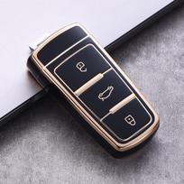 TPU automobilio rakto dangtelis Volkswagen VW CC Passat B6 B7 Passat 3C CC Maogotan R36B5B7L automobiliui, automobilio stiliaus aksesuarai karališkos mėlynos spalvos