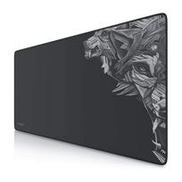 Titanium Wolf DELTA XXL Pelės Kilimėlis (Mouse Pad) (900x400mm) Non-slip (Juoda/Pilka)