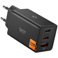 Spigen Essential EE673EU 67W Network Charger 2xUSB-C/USB-A Black