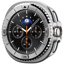 Spigen Bezel Tune Pro Pilot Overlay for Samsung Galaxy Watch 8 Classic 46mm, silver