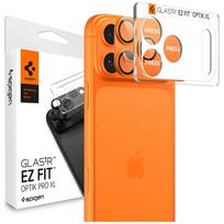 Spigen Lens Protector for Camera. Glas.Tr Camera EZ FIT Optik Pro XL for Apple iPhone 17 Pro Max, orange