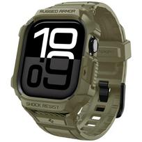 Spigen Rugged Armor Pro V2 case for Apple Watch 10 / 11 46mm, khaki
