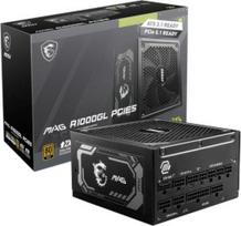 MSI Power Supply Unit MAG A1000GL PCIE5 II ATX 3.1 1000W 80 Plus Gold
