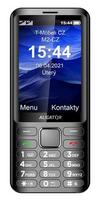 ALIGATOR D950 8.89 cm (3.5") Black Senior phone