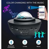 Projektorius USB bluetooth muzika žvaigždėtas dangus projekcijos šviesa viena žalia lazeris žvaigždėtas dangus vandens raštas žvaigždėtas dangus šviesos atmosfera nakties šviesa