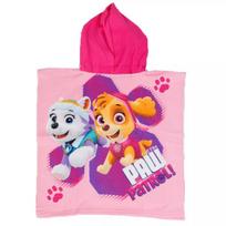Paw Patrol Beach rankšluostis-pončas su gobtuvu, 50 × 115 cm