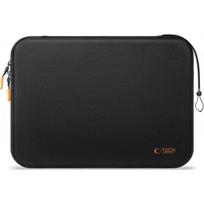 Tech-Protect Hardpouch nešiojamojo kompiuterio dėklas 13–14, juoda/ oranžinė