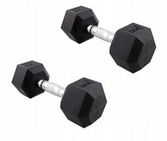 Dumbbell Dumbles 2 X 7,5 Kg Guma Dengti Svarmenys Su Neslystančiu Paviršiumi 84