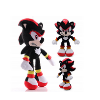 Didelis ežiukas Shadow - Sonic The Hedgehog - 45 cm pliušinis žaislas