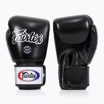 Fairtex Universal kvėpuojančios juodos bokso pirštinės