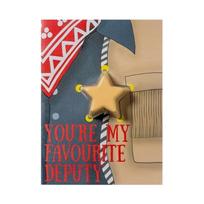 Bomb Cosmetics You're My Favorite Deputy bubble bath with postcard