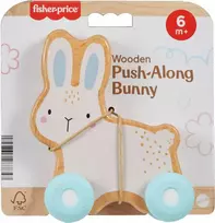 FISHER-PRICE stumdomas medinis žaislas – Triušiukas