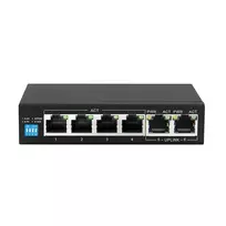 Extralink EX.14305 tinklo komutatorius Ne-valdomas L2 Gigabit Ethernet (10/100/1000) Maitinimas per Eternetą (PoE) Juoda