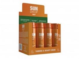 Po 1,60 EUR už 1 vnt. užsakant 60 vnt. Sun Drop Shot Drink 80ml Tanning & Beauty gėrimas greitesniam įdegiui ir sveikesnei odai
