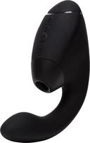 Womanizer Next Duo vibratorius su klitorio stimuliatoriumi 3D Pleasure Air - Juoda
