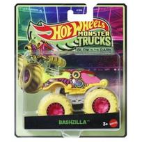 Hot Wheels - Monster Trucks: Tamsoje šviečianti mašina: Bashzilla