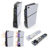 RGB aušinimo ventiliatorius PS5 Slim su trimis greičiais ir USB 3.0, juodas
