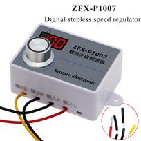 ZFX-P1007 Greičio reguliatorius Atsparus vandeniui 500W Skaitmeninis begalinio greičio reguliatorius Be laipsnių greičio reguliatorius Valdymo reguliatoriaus jungiklis 220V