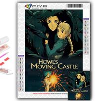 5D „pasidaryk pats“ deimantinis paveikslas „Hayao Miyazaki“ anime plakatas, kryžminio dygsnio deimantinis menas, siuvinėjimas, mozaika namų dekoras Full Round 20X30CM