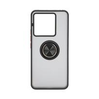 iLike Xiaomi Redmi Note Pro 13 5G hibridinis dėklas su žiedu, juodas
