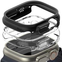 Ringke Slim 2-vnt. dėklas Apple Watch Ultra 1/2 (49 mm) - skaidrus ir matinės juodos