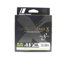 Major Craft Dangan Braid X Line X8 150m PE 0.8 Green DBX8-150/0.8GR (2064 m)
