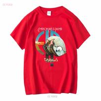 Tarkus ELP Emerson Lake and Palmer Juodi Dydis S 5XL Marškinėliai AC1625 ilgomis arba trumpomis rankovėmis vintažiniai Skalbti Unisex vyrams mada S