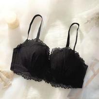 Fashion Sweat Underwear Girls Ruffles Lace Bras Sling Backless Lingerie For Women Sexy Bras 32/70AB