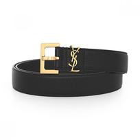 Saint Laurent 634440 Dti0w 1000 Cassandra monogramos kvadratinis auksinis diržas 634440 DTI0W 1000 (95)