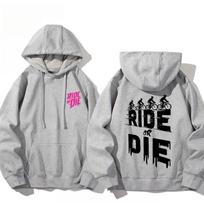 Muc Off Ride or Die sweatshirt print men's autumn and winter hooded sweatshirt men's and women's casual and stylish hooded top S