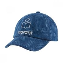Isabelle Marant Cq001xhb A3c04j 30bu Tyron Tyron Logotipo Siuvinėjimo Kepuraitė CQ001XHB A3C04J 30BU (57)
