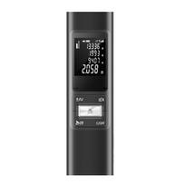 S80 lazerinis atstumo matuoklis 80M rankinis nuotolio ieškiklis +-2 mm didelio tikslumo skaitmeninis mini atstumas S60 juoda